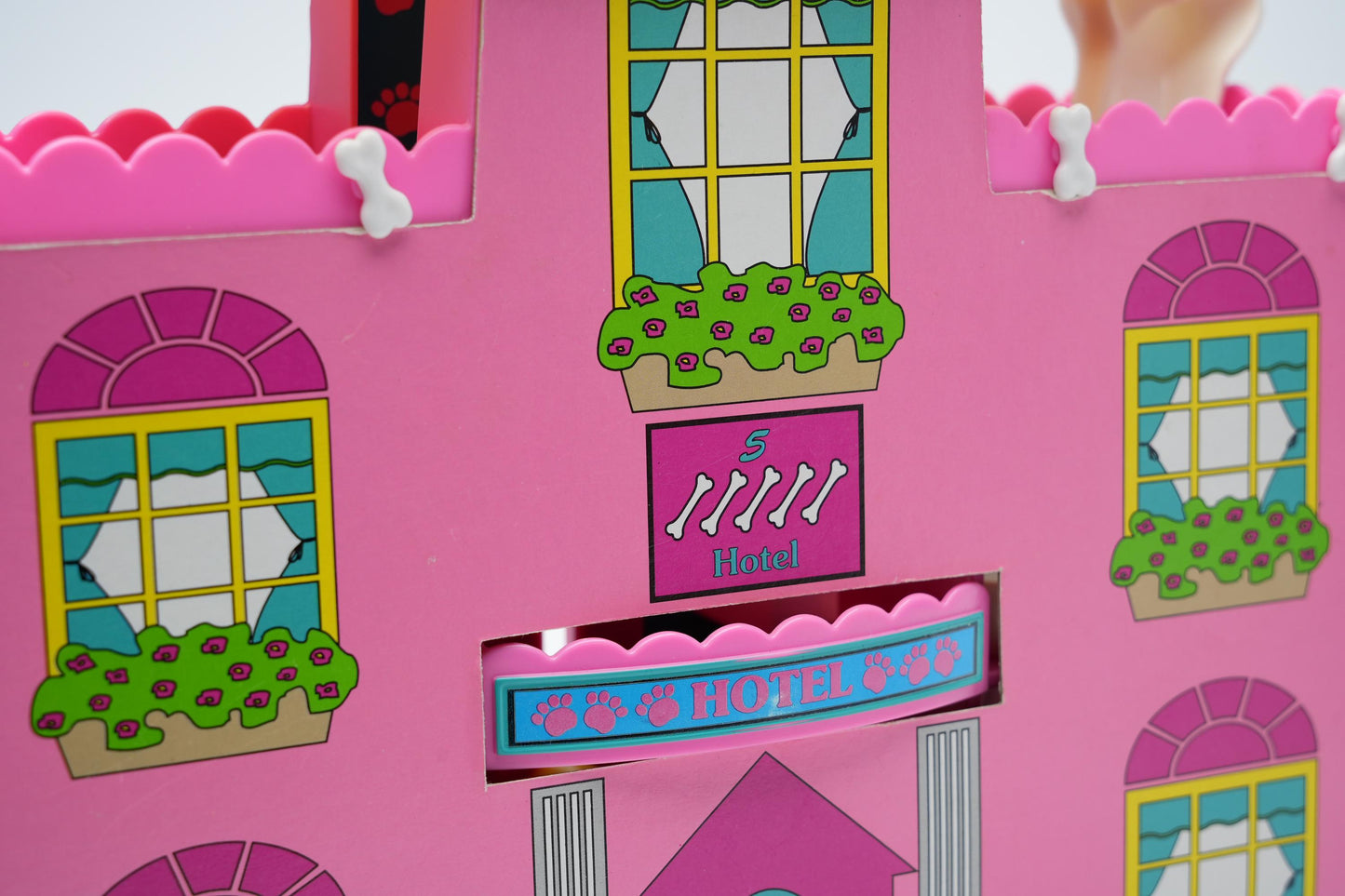 Puppy In My Pocket Puppyville Hotel Playset - Vintage Speelset uit de jaren '90