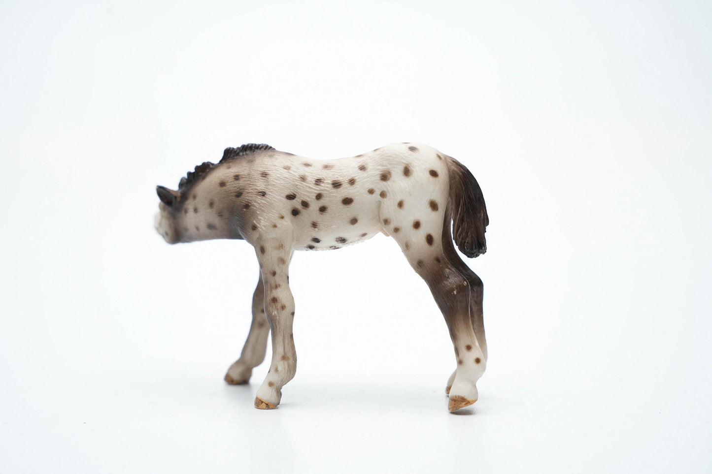 Schleich 13619 Knabstrupper Veulen – 6 cm (ca. 2.4 inch) – 2006 – Zeldzame Vintage Figurine