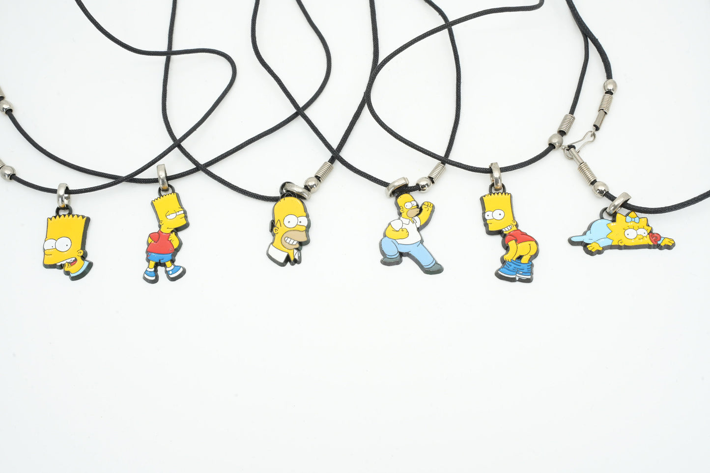 Vintage Simpsons ketting jaren 80 met leuke bedel