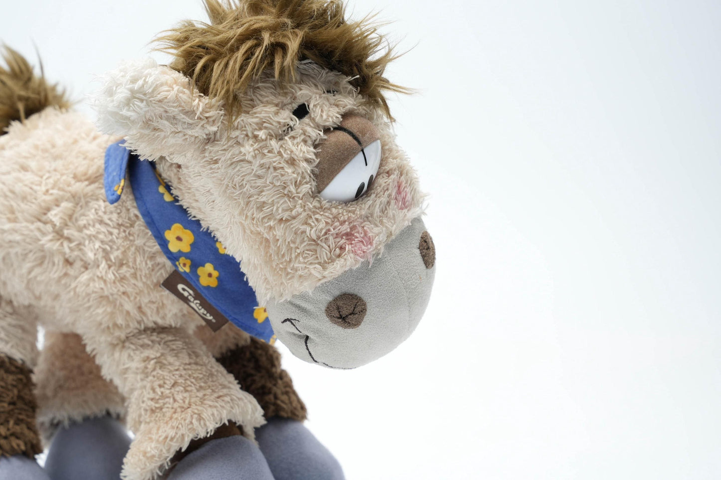 Vintage Galupy Diddl Paard Knuffel 35cm (14 inch) – Depesche Germany Jaren 90