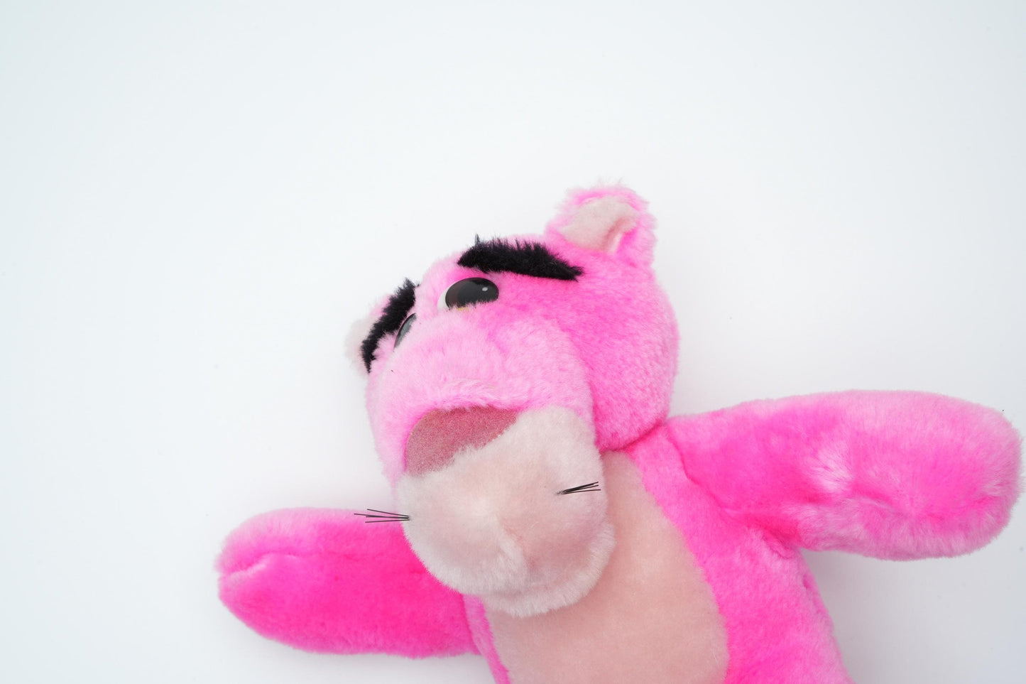 vintage Pink Panter plush | roze panter plush | Vintage Pink Panther verzamelitems