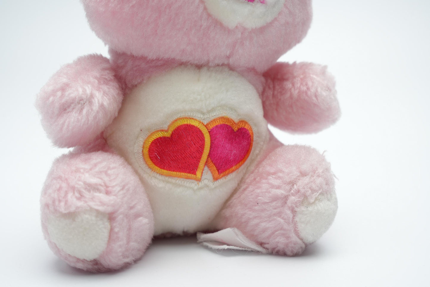 Vintage Love-a-Lot Bear Care Bear plush - 16 cm (6,3 inches) - roze vintage pluche
