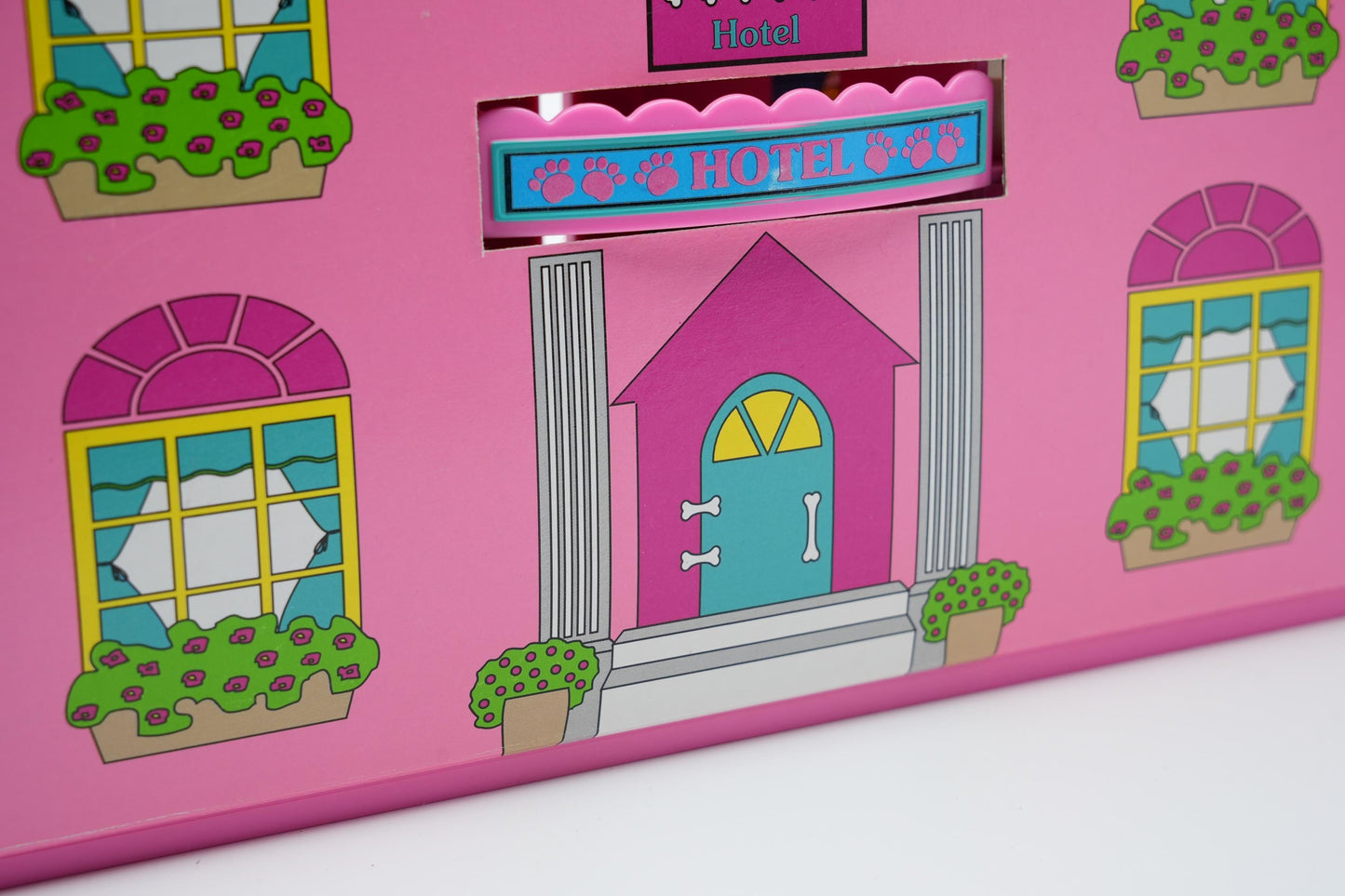 Puppy In My Pocket Puppyville Hotel Playset - Vintage Speelset uit de jaren '90