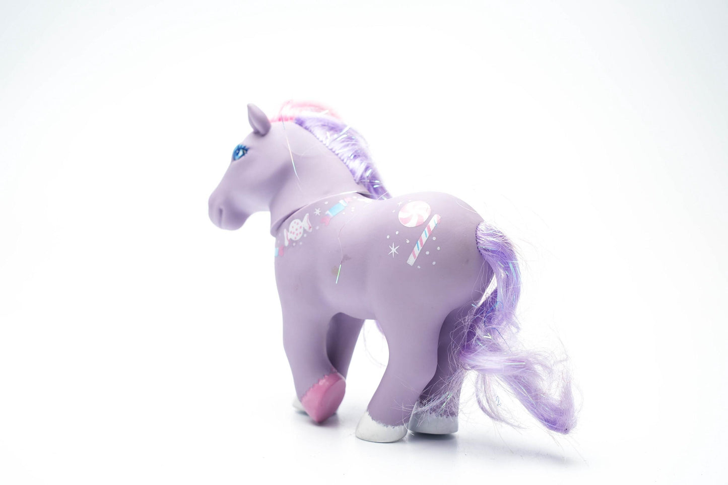 Vintage 1984 Lanard Pony – Mijn Kleine Fakie Paard met Snoepdesign