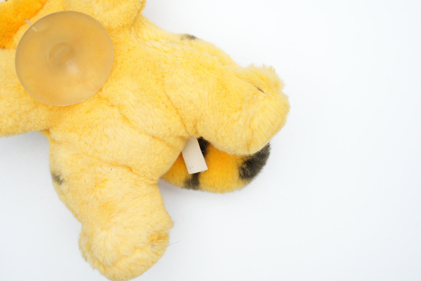 Garfield plush met zuignap | vintage pluche van Garfield de kat
