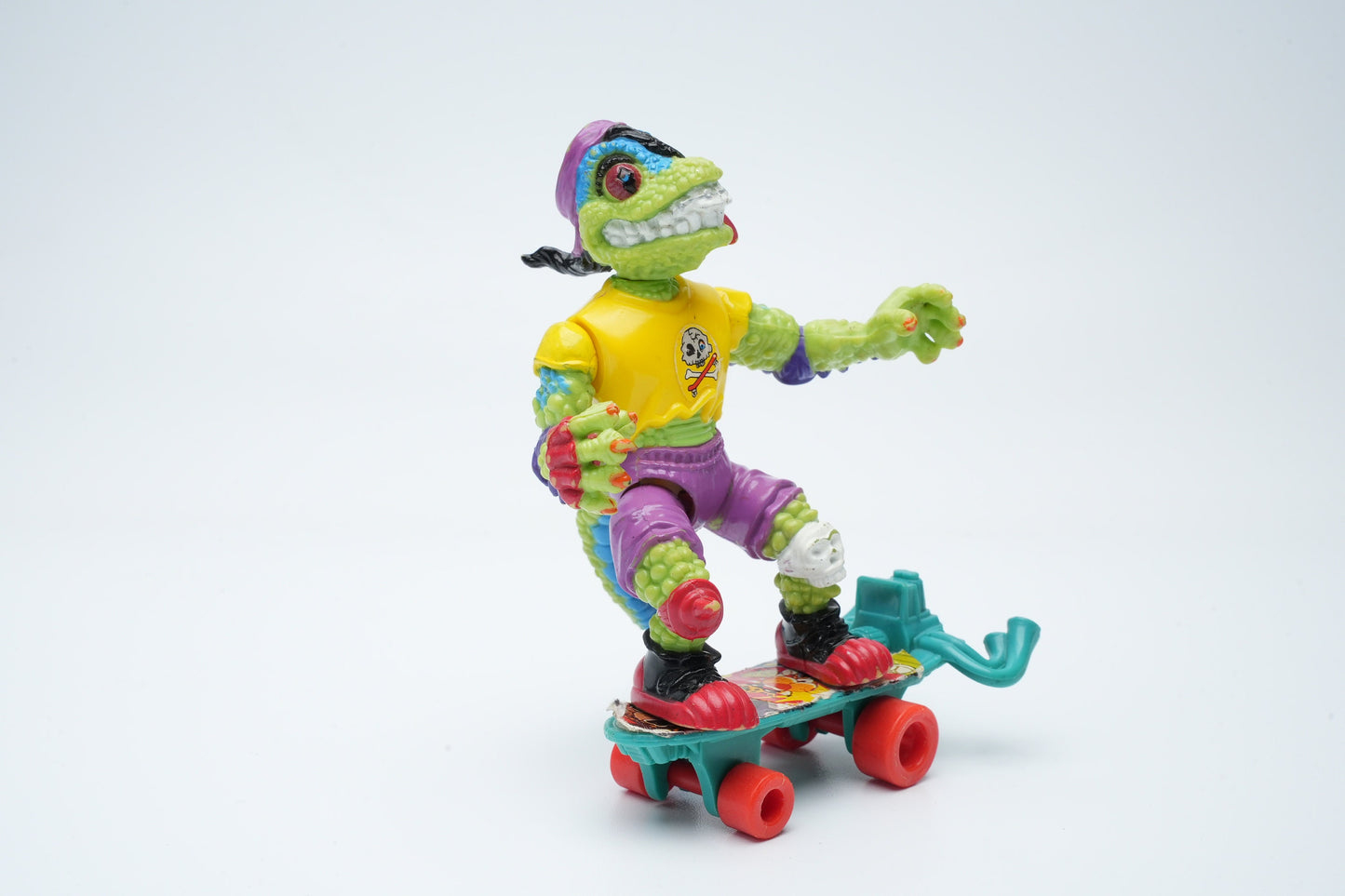 Mondo Gecko 1990 Platemate - TMNT Ninja Turtles figuren vintage
