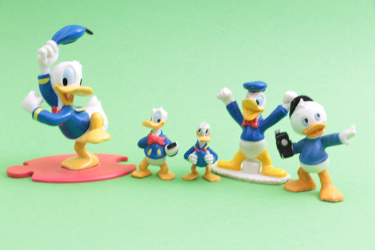 Disney Donald Duck figuren - vintage uit verschillende jaartallen