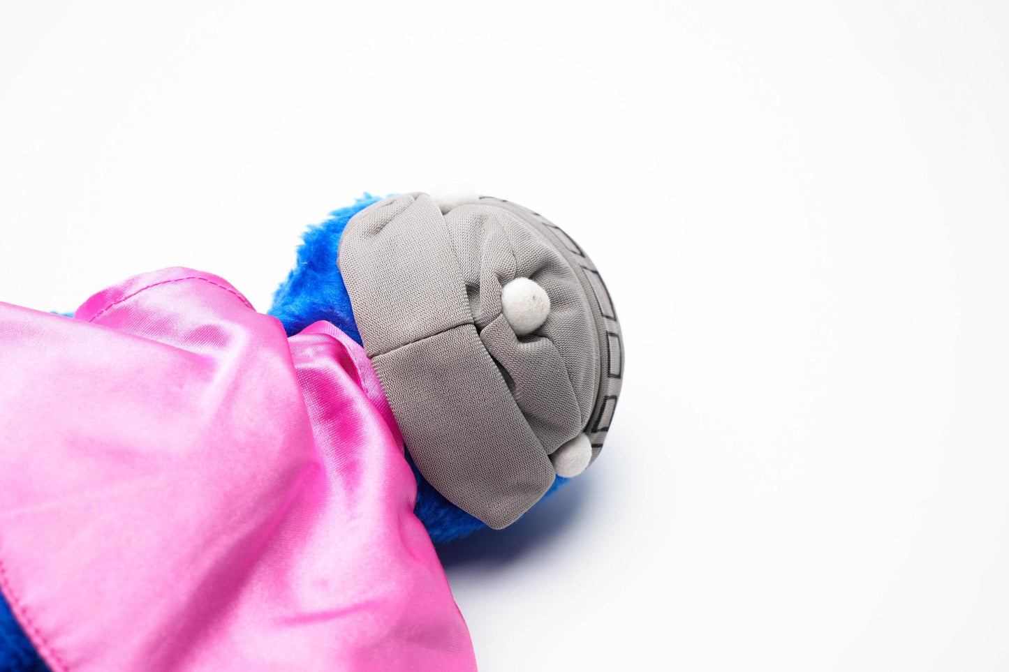 Vintage Super Grover Knuffel – Junior Toys ca. 2000 – Sesamstraat Held in Pluche (25 cm)