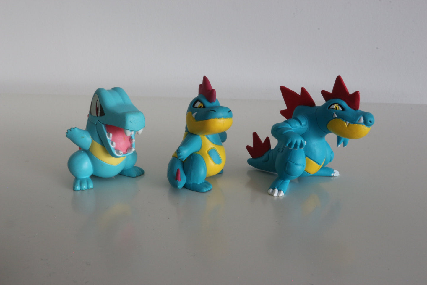 Pokemon figuren uit verschillende jaartallen (Nintendo) water Pokemon