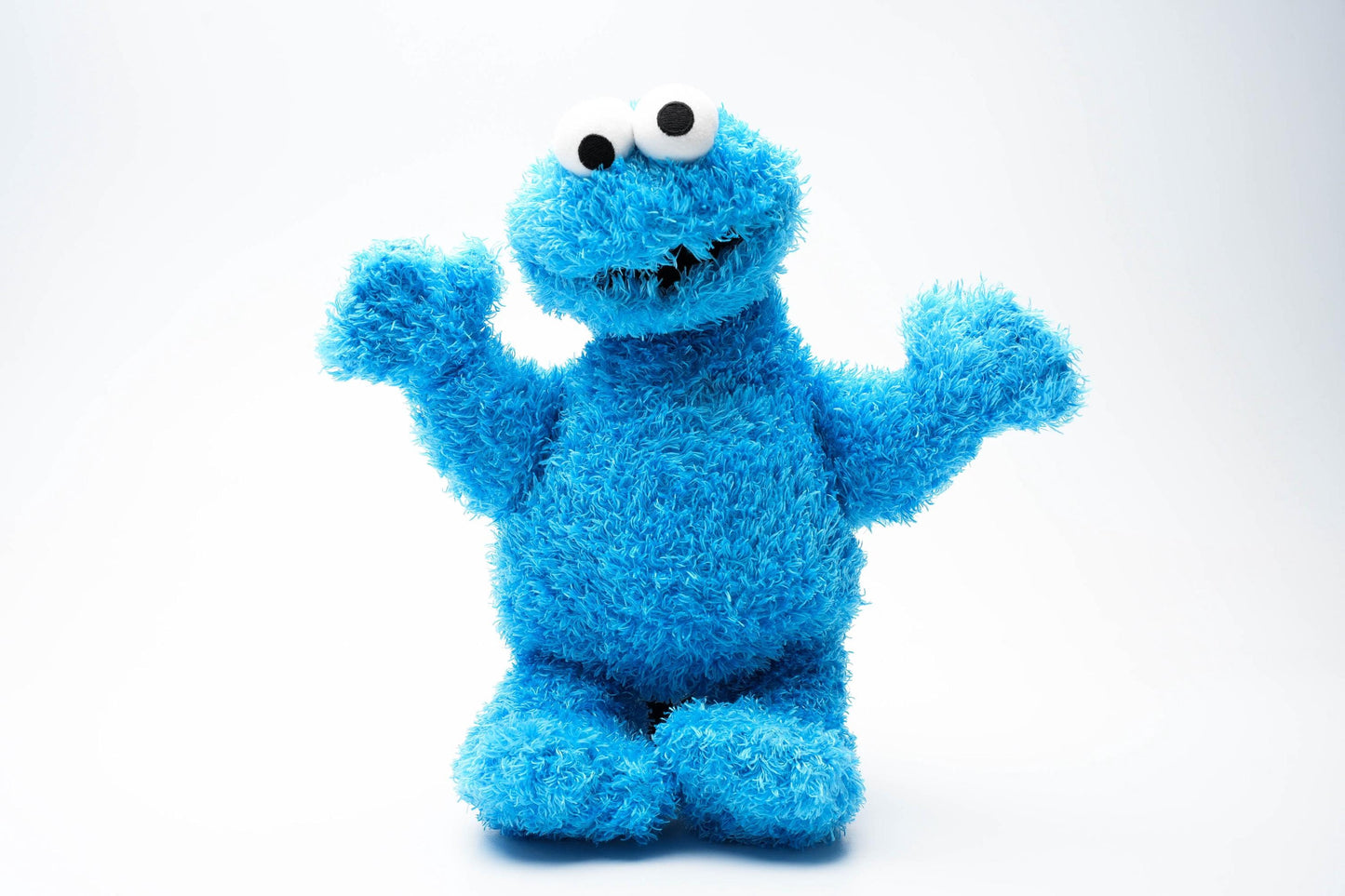 Vintage Koekiemonster Knuffel (Sesamstraat) – Rubo Toys 2005 – Zeldzame Pluche!