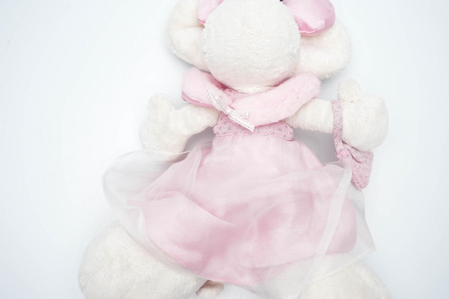 Vintage Diddlina Knuffel 30 cm (12 inch) – In Luxe Roze Jurk – Depesche jaren 90