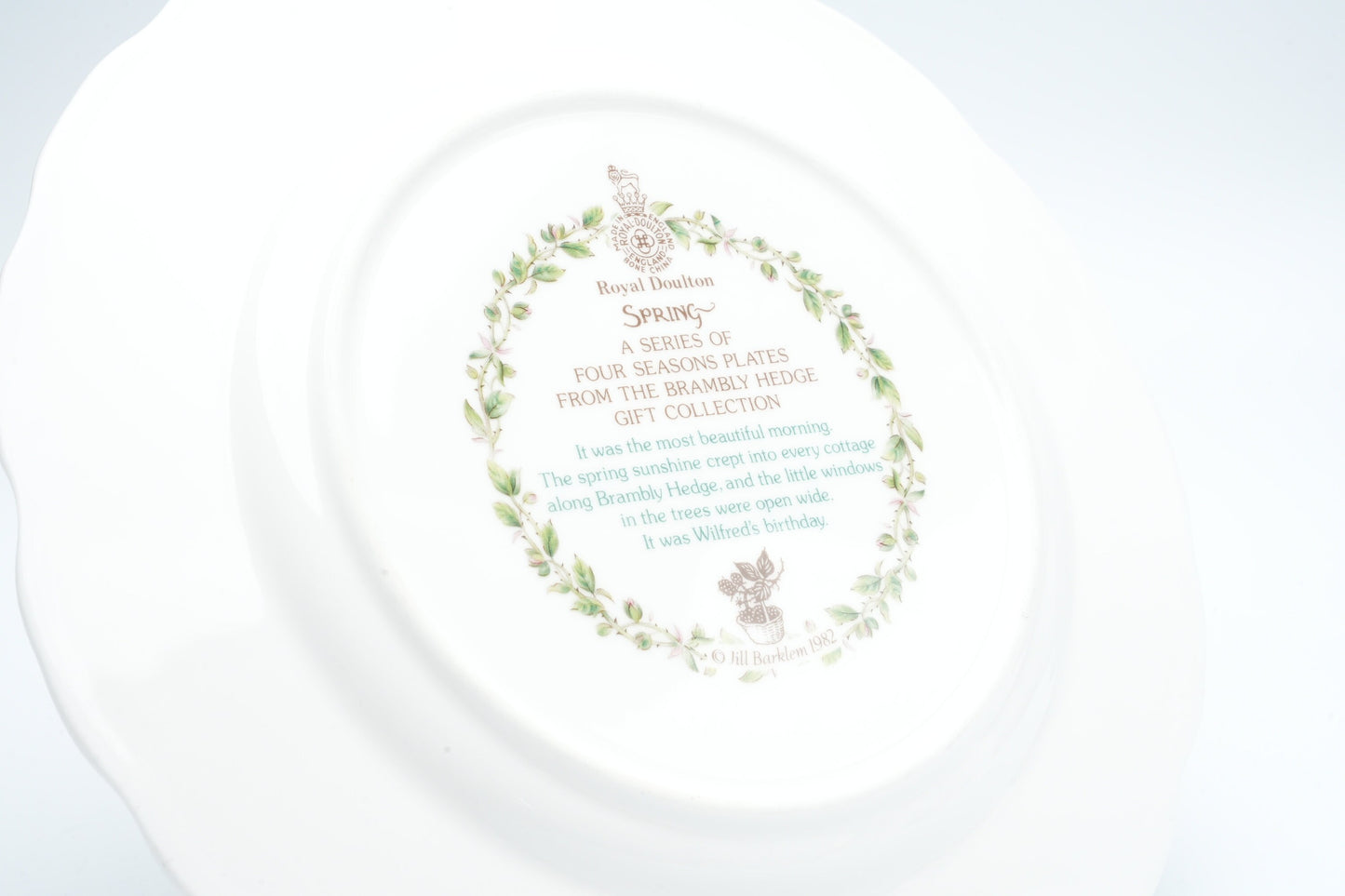 Brambly Hedge Spring bord | Vintage Brambly Hedge servies | Brambly Hedge Spring