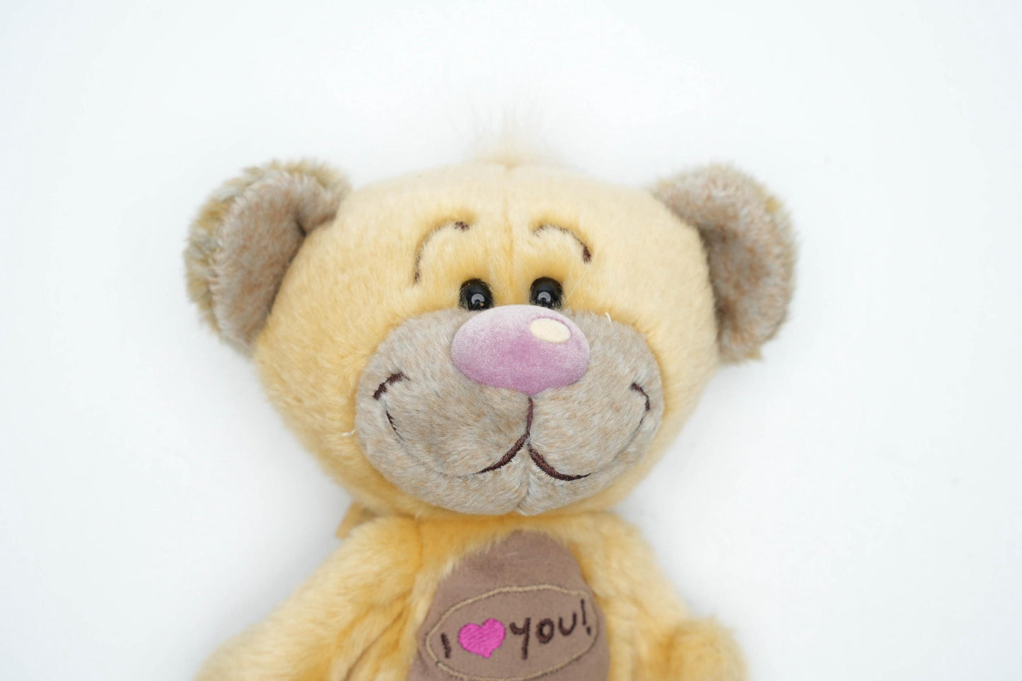Vintage Diddl Pimboli Knuffel 19cm (7,5 inch) – "I Love You" Buikje, Depesche Germany, Jaren 90