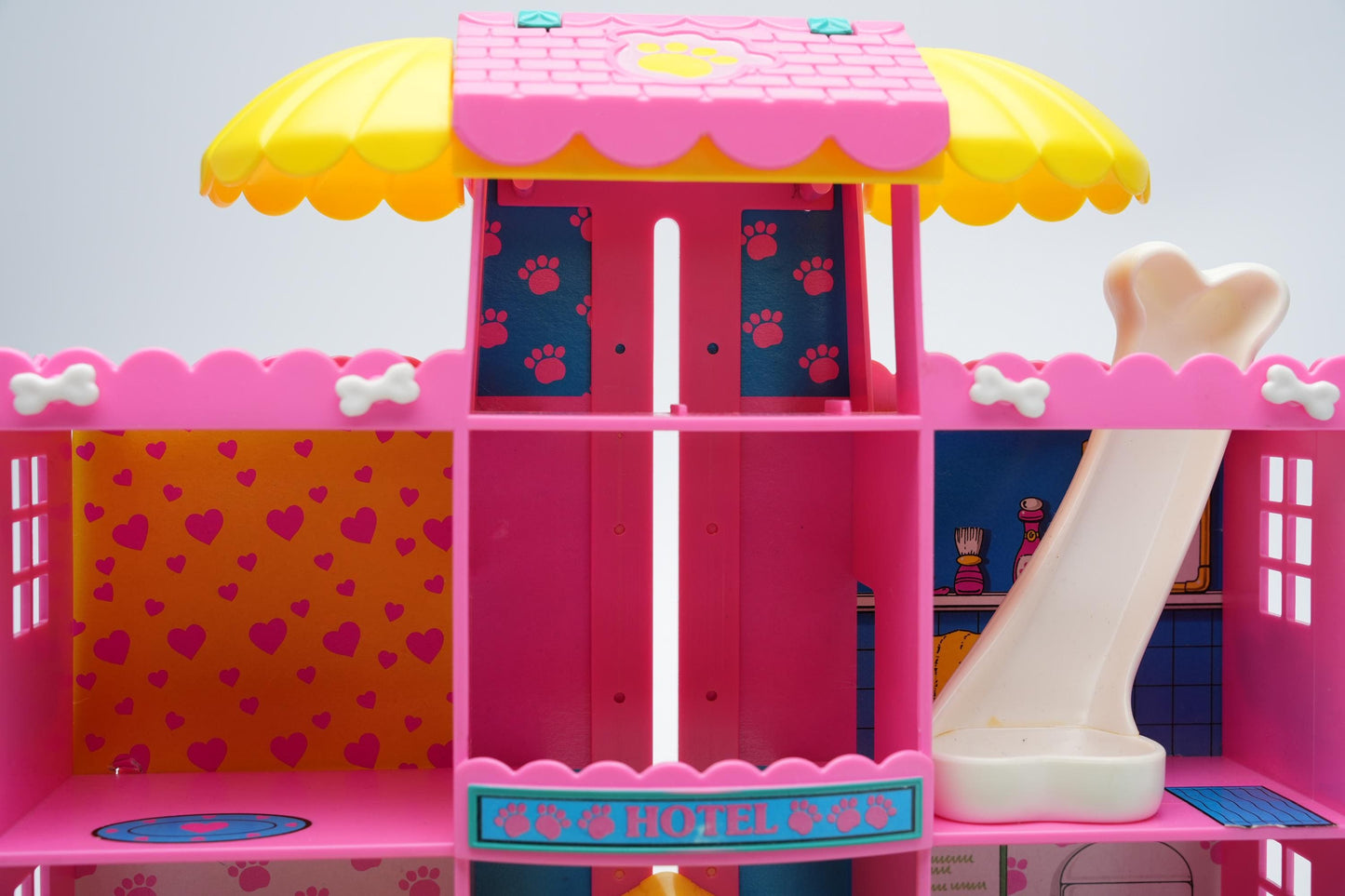 Puppy In My Pocket Puppyville Hotel Playset - Vintage Speelset uit de jaren '90