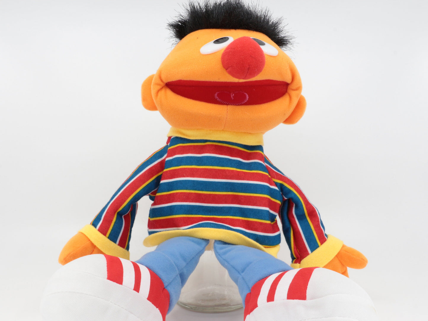Sesam Straat (Sesame Street) zeldzame handpoppen Bert, Ernie, Koekiemonster, Pino, Tommie en Elmo