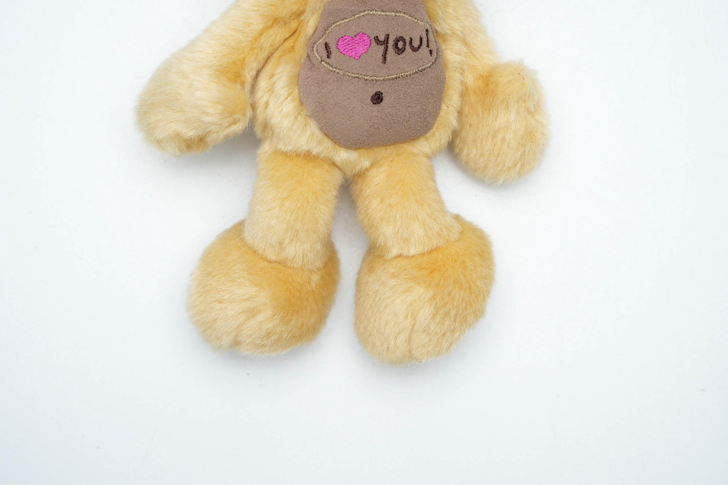 Vintage Diddl Pimboli Knuffel 19cm (7,5 inch) – "I Love You" Buikje, Depesche Germany, Jaren 90