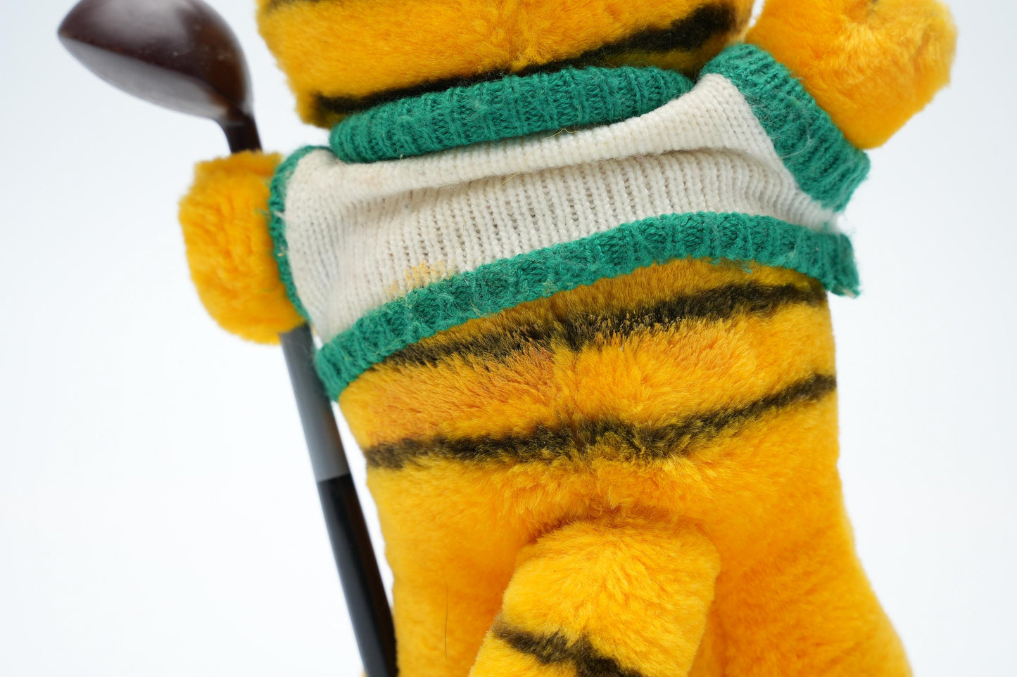 Garfield Knuffel in Groene Golf Outfit – 24 cm (9,4 inch) – Vintage 1981