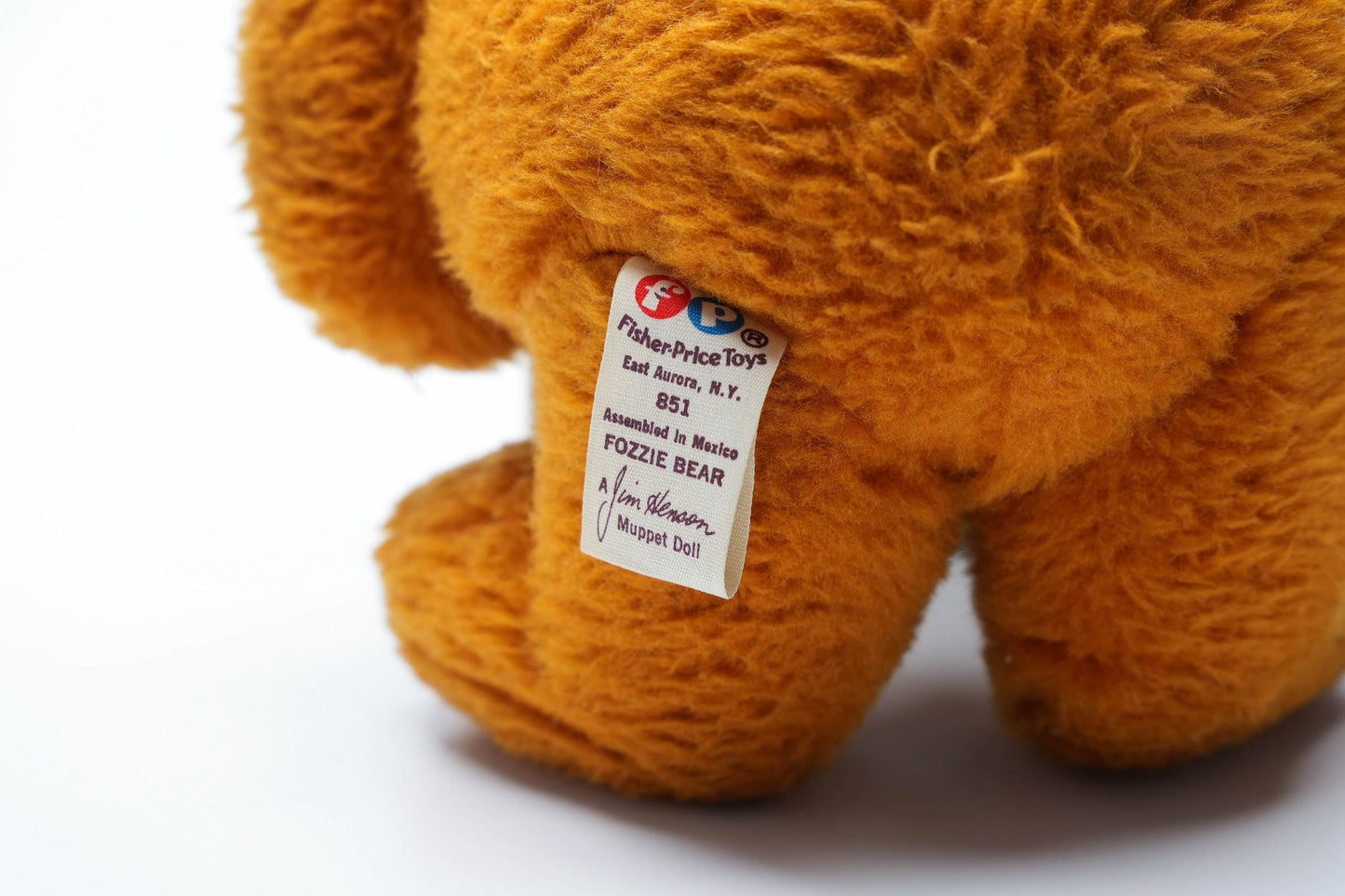 Vintage Fisher-Price Fozzie Bear Knuffel 30cm (12 inch) – Jim Henson Muppet Doll