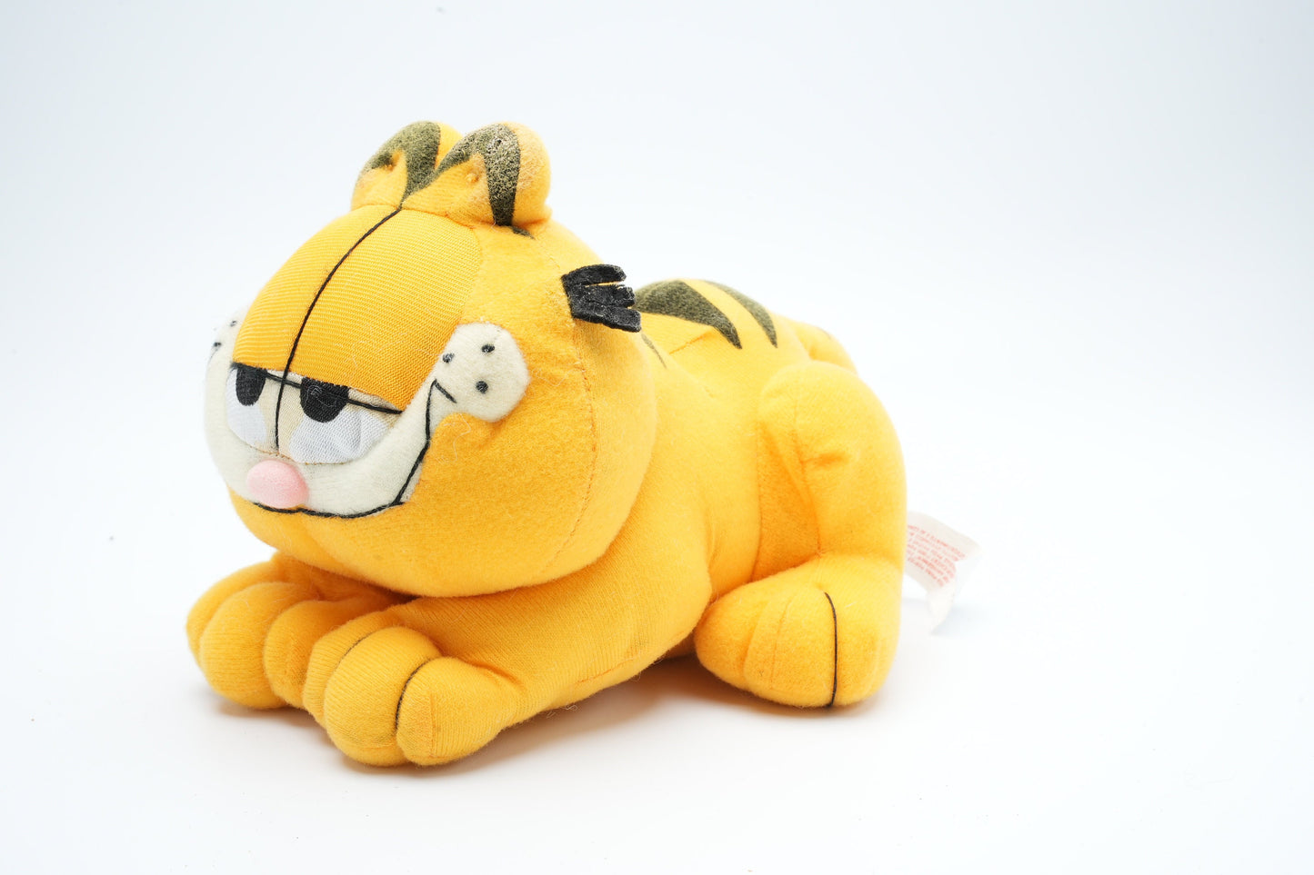 Garfield die ligt | vintage oude Garfield pluche