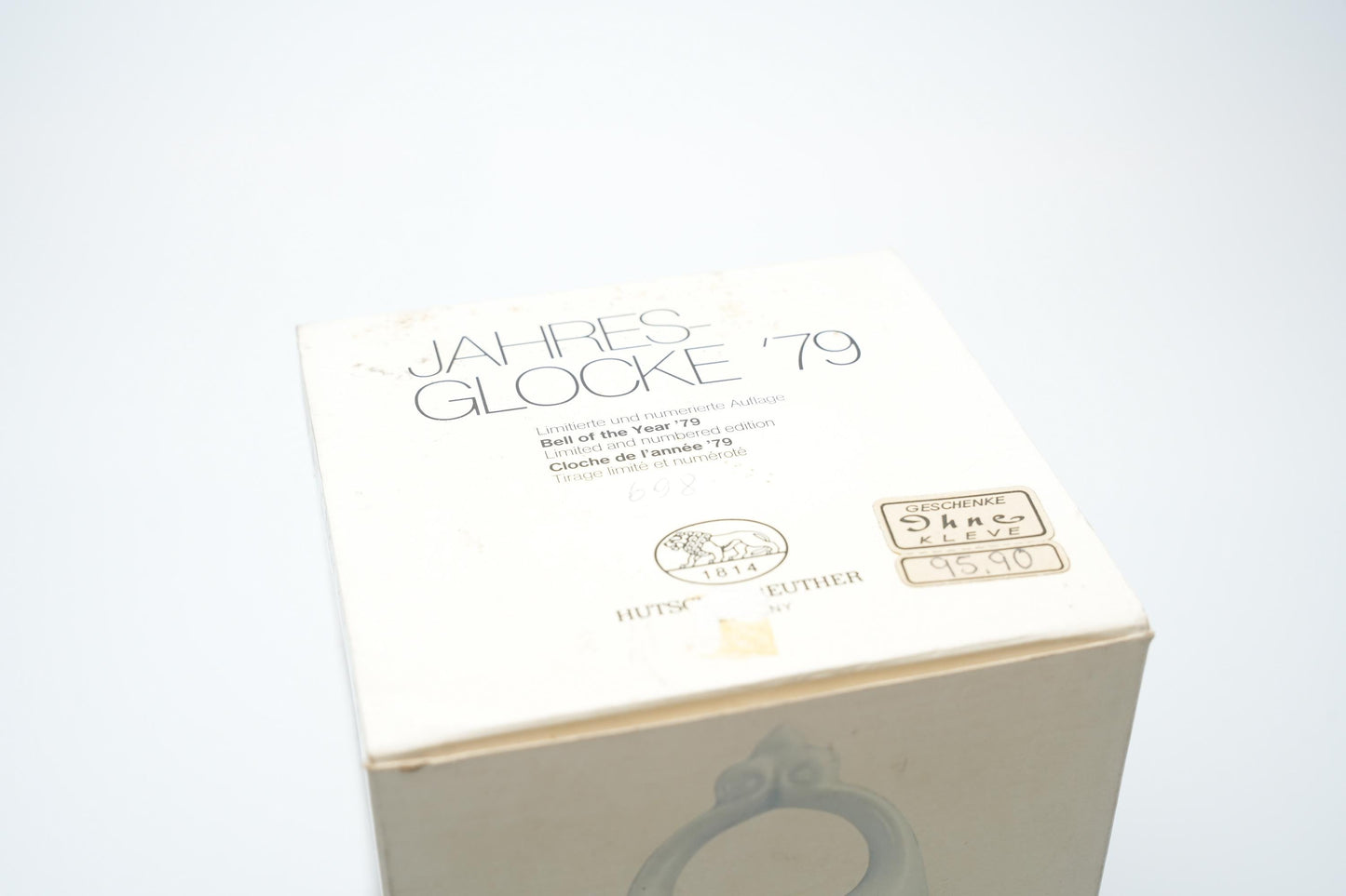 Vintage Hutschenreuther Jaarbel 1979 - Limited Edition Nr. 906/10000