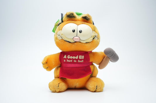 Vintage Garfield Knuffel in Kerstoutfit - United Feature Syndicate Inc. & Paws (1981)