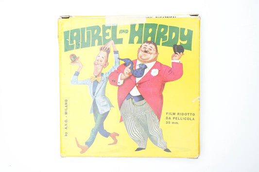 Vintage Super 8 Film – Laurel & Hardy "Si Arruffano" | A.V.O. Milano (1970s) | Italiaanse Cartooneske Editie